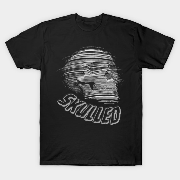 Skulled T-Shirt by Benny Merch Pearl